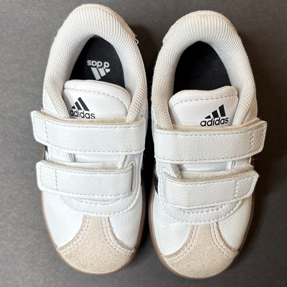 ADIDAS VL Court White Toddler Size 7K - Picture 6 of 12